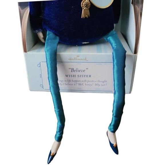 Hallmark Wish Sister Believe Good Things in Life Blue 8" Doll Figurine - Picture 3 of 6